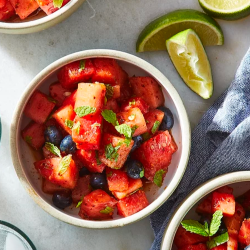 Mojito Blueberry & Watermelon Salad